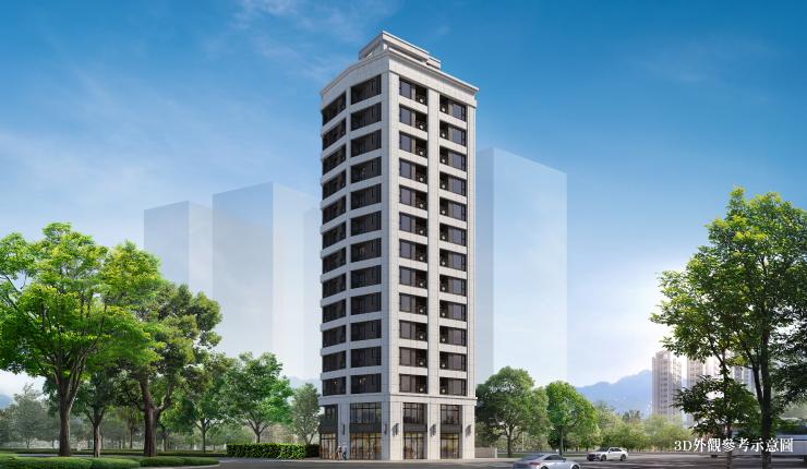 新古典建築美學，7米7崗石基座